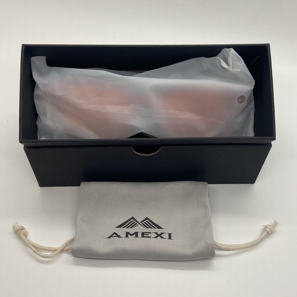 AMEXI Polarized Sunglasses. Handmade Red lenses. Microfiber Bag. New in Package - Picture 4 of 12